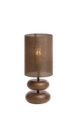 Light & Living Tafellamp Danialo Donkerbruin M