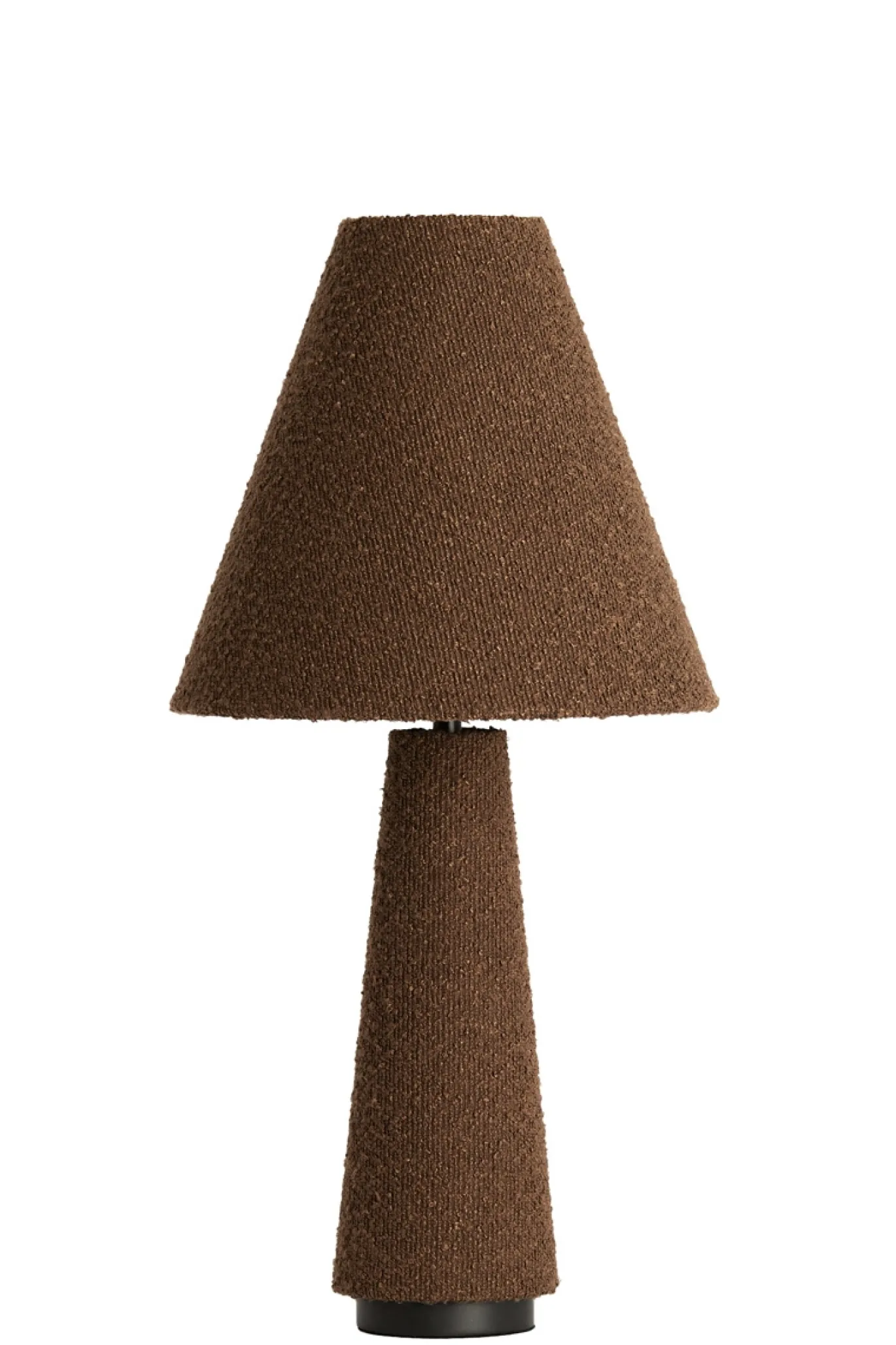 Light & Living Tafellamp Devia Bouclé Bruin