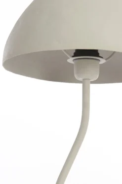 Light & Living Tafellamp Elimo Mat Crème Ø25x67cm