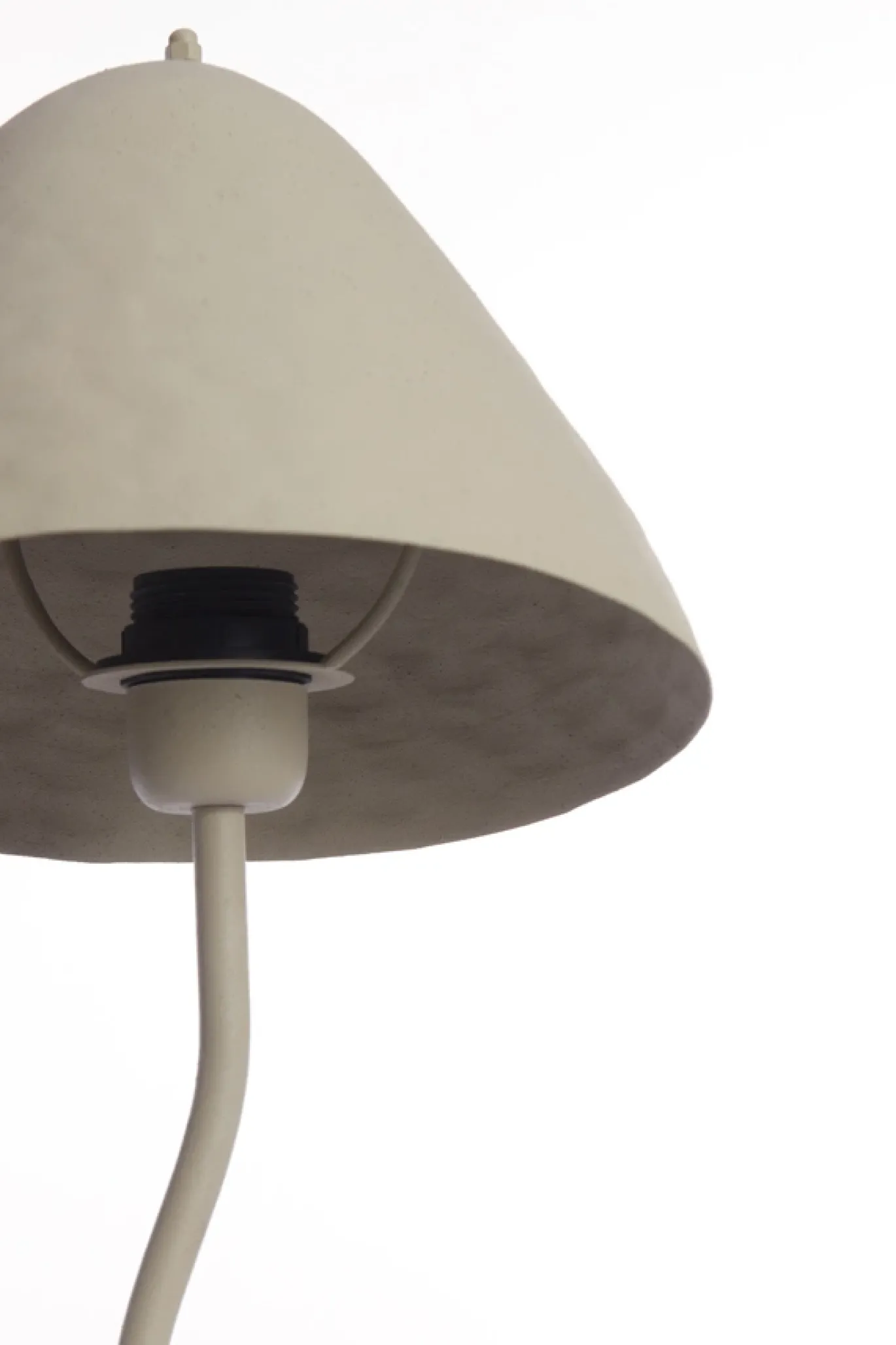 Light & Living Tafellamp Elimo Mat Lichtgrijs Ø25x67cm