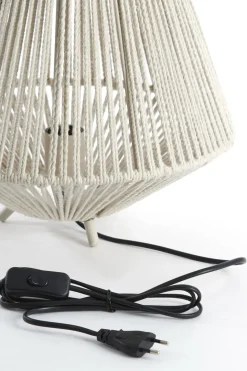 Light & Living Tafellamp Felida Crème Ø35cm