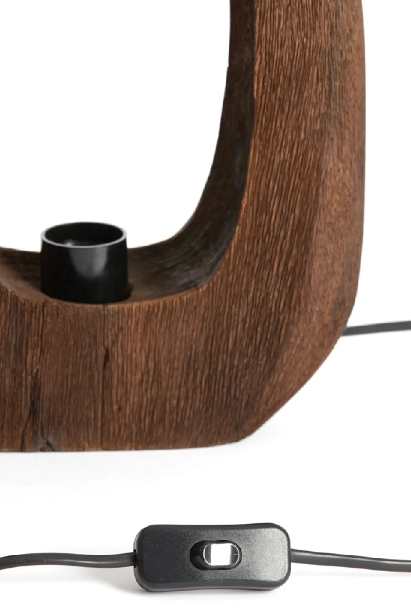 Light & Living Tafellamp Kelafo Chocolade Bruin M