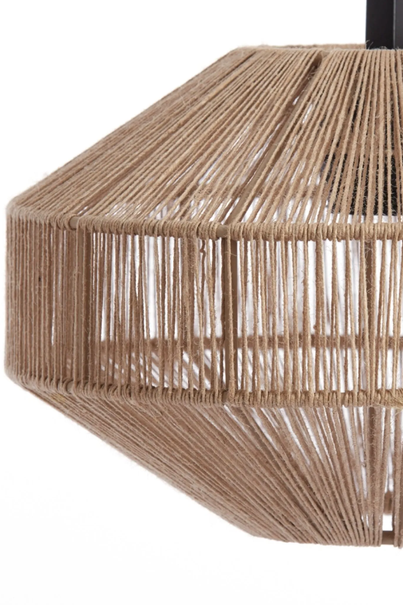 Light & Living Tafellamp Lyra Naturel+Mat Zwart Ø26x60 cm