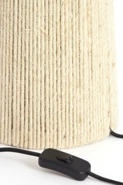 Light & Living Tafellamp Pitino Jute Crème Ø31x51cm