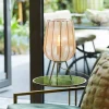 Light & Living Tafellamp Plumeria Zand Ø25x45cm