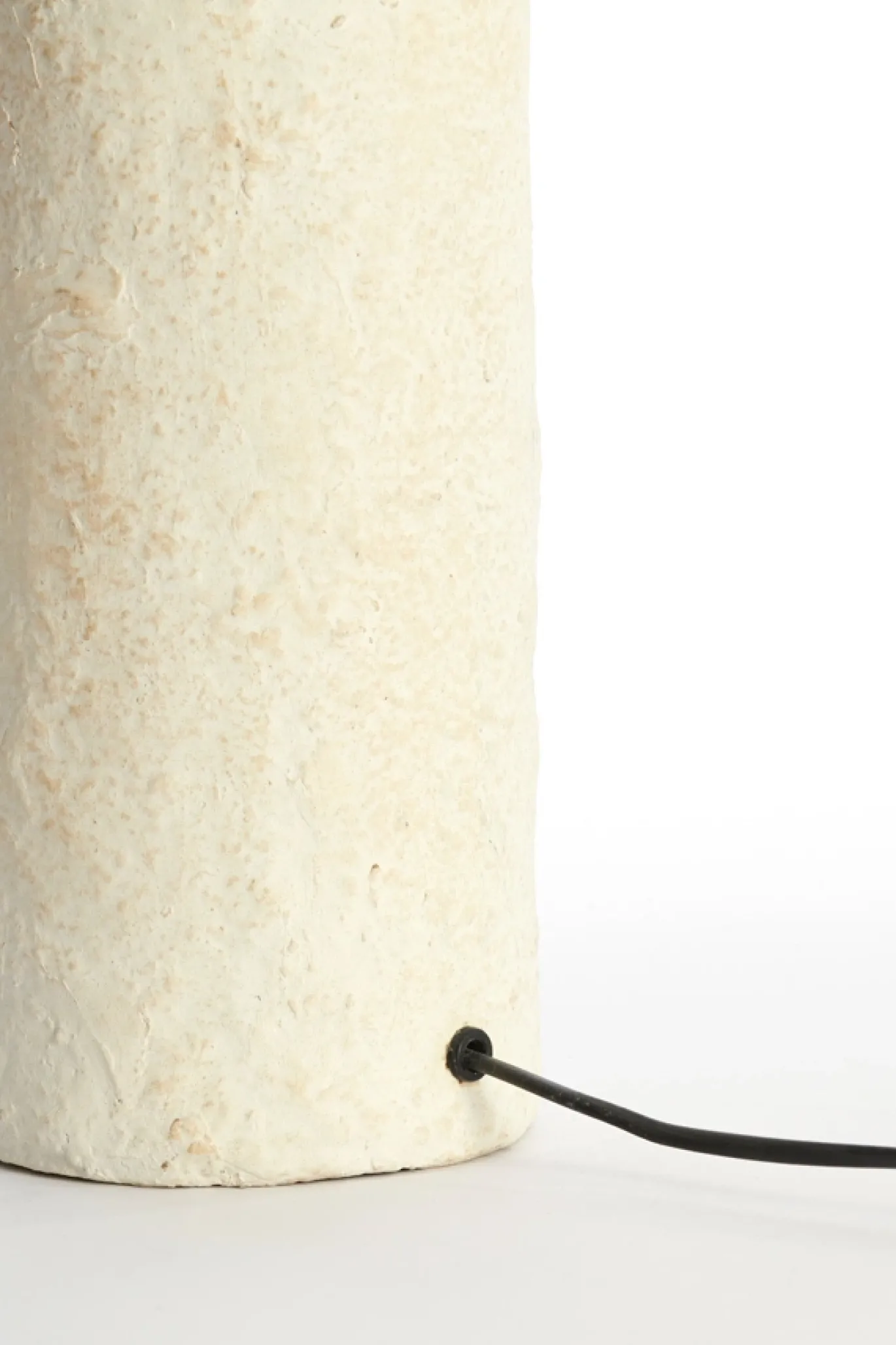 Light & Living Tafellamp Qazu Crème Ø30cm