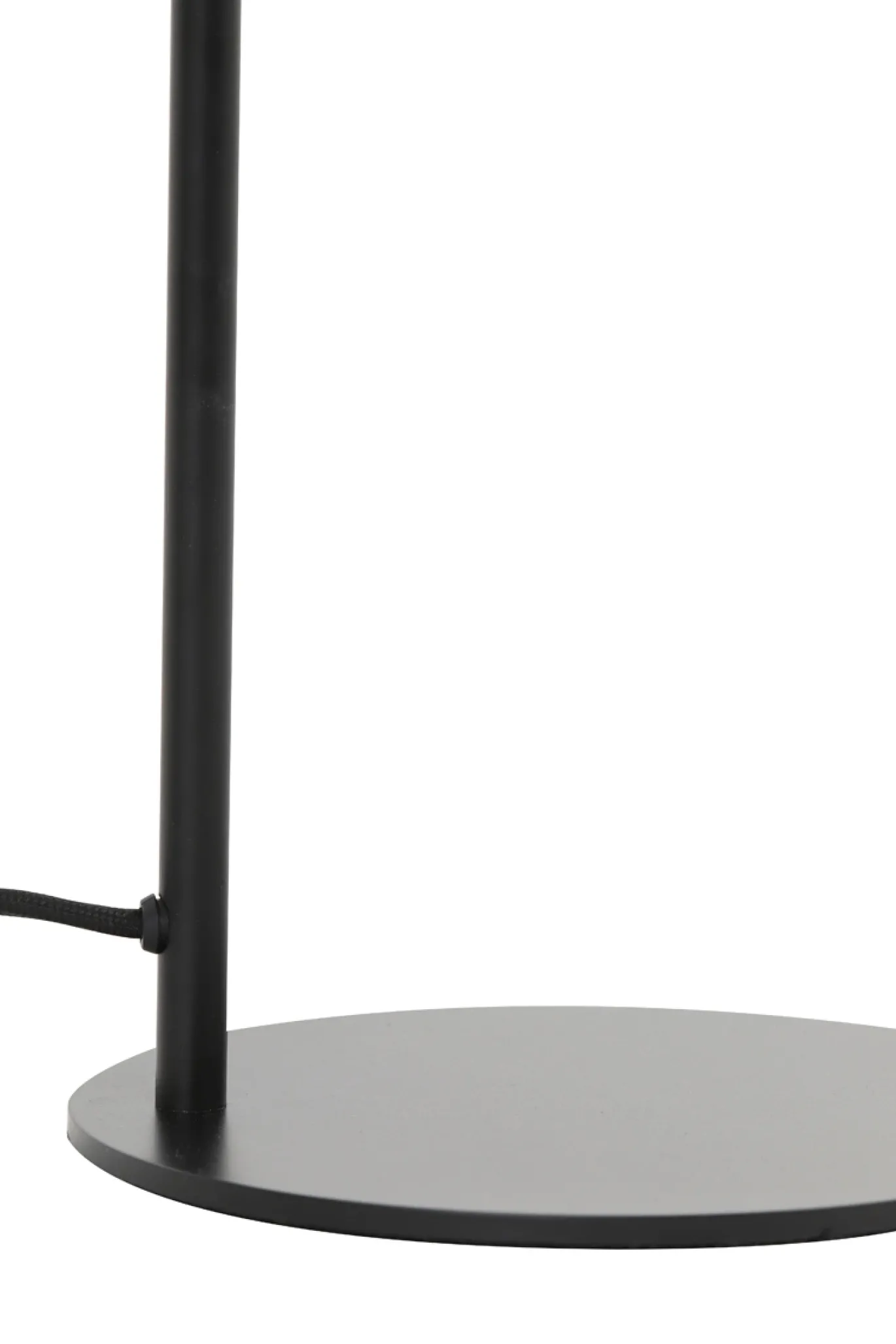 Light & Living Tafellamp Rakel Mat Zwart+Smoke