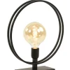 Light & Living Tafellamp Rudra Mat Zwart L