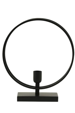 Light & Living Tafellamp Rudra Mat Zwart L