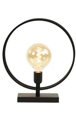 Light & Living Tafellamp Rudra Mat Zwart L