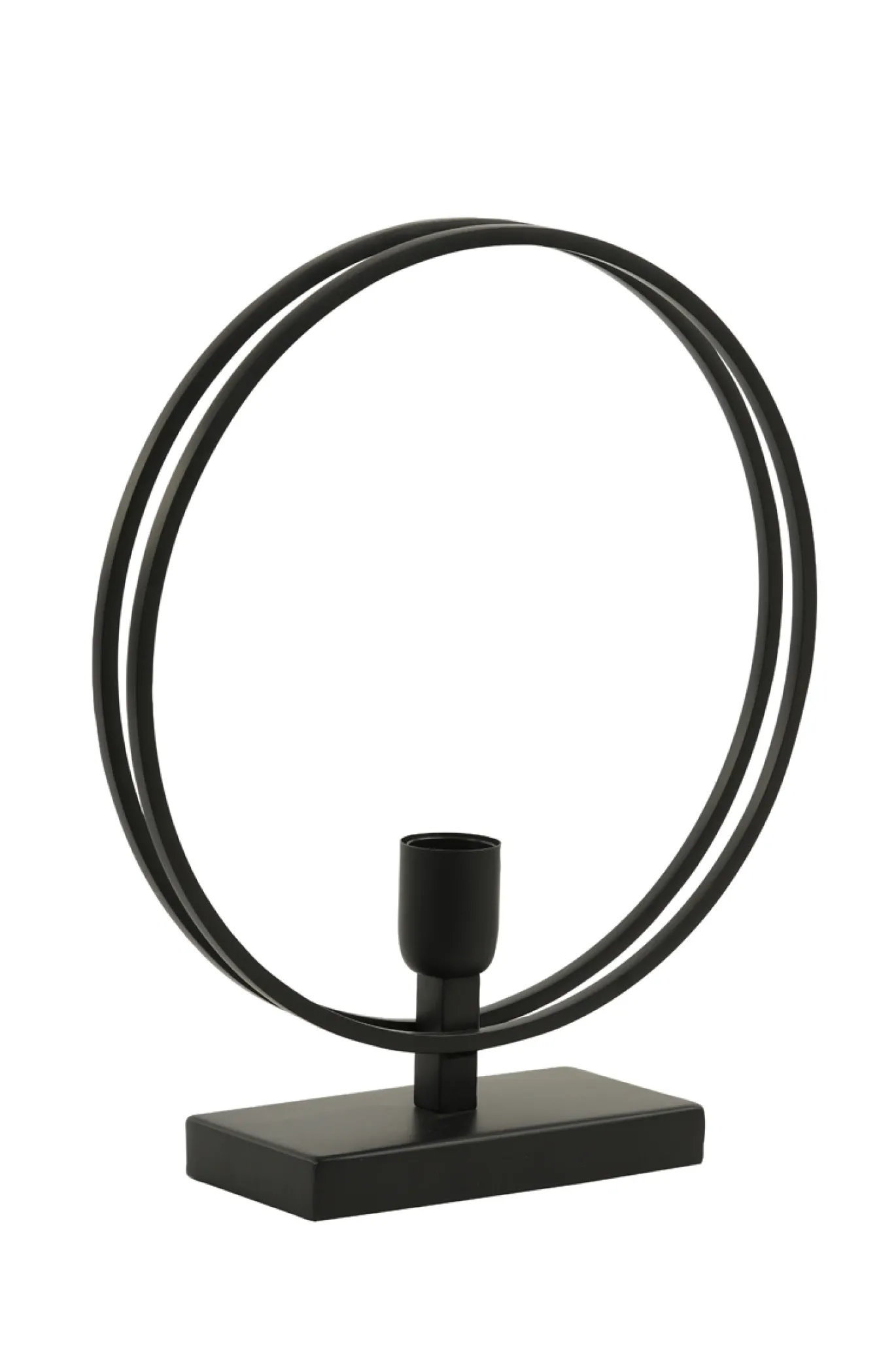 Light & Living Tafellamp Rudra Mat Zwart L
