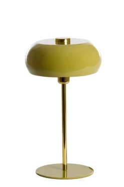 Light & Living Tafellamp Surin Glans Olijfgroen L