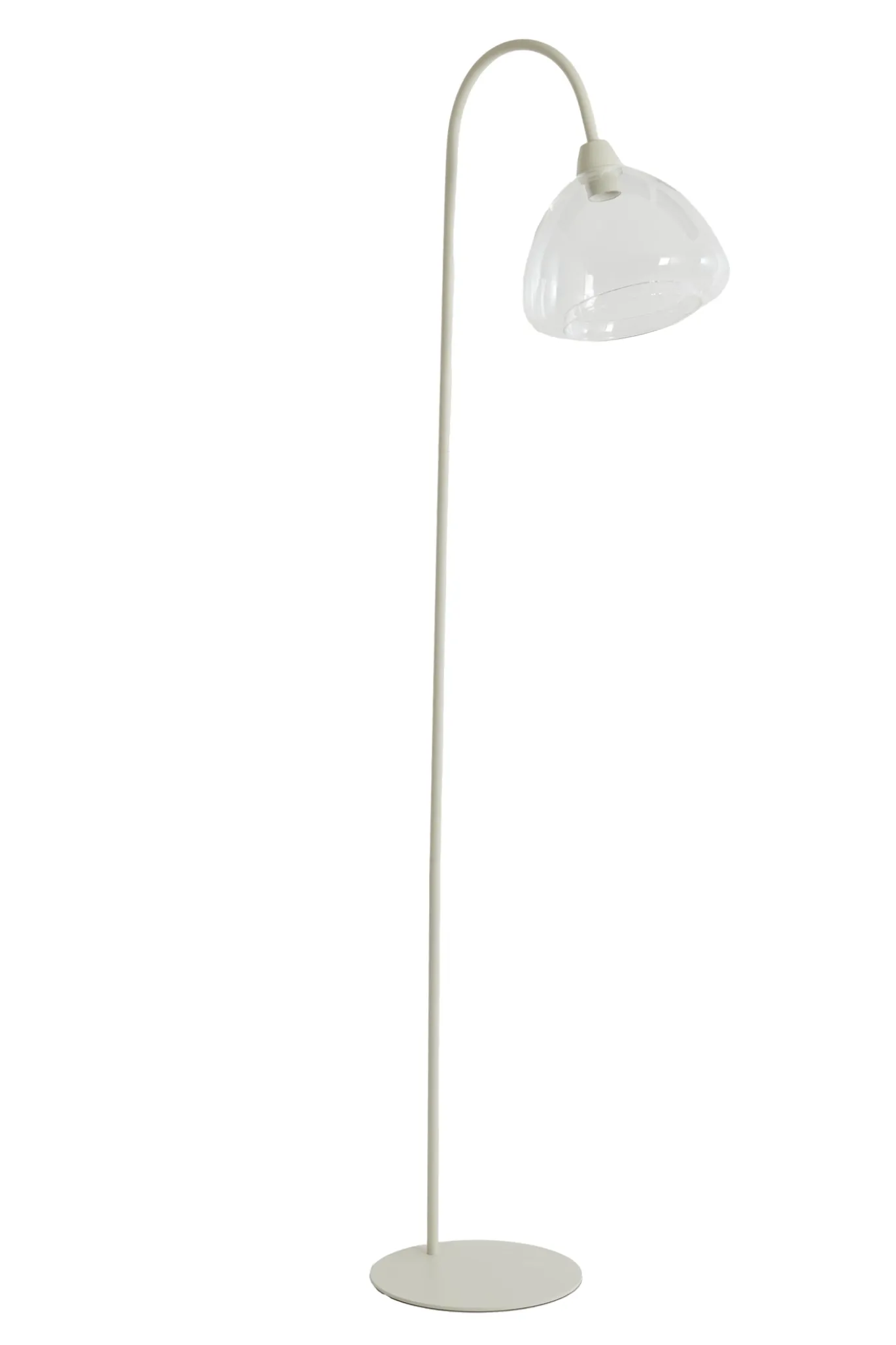 Light & Living Vloerlamp Bisho Crème