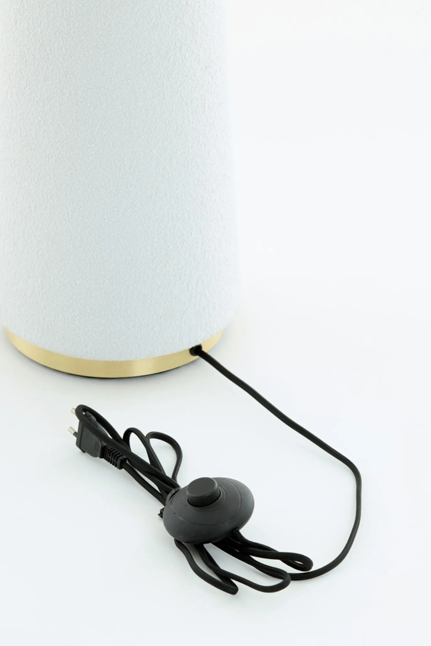 Light & Living Vloerlamp Devia Bouclé Crème