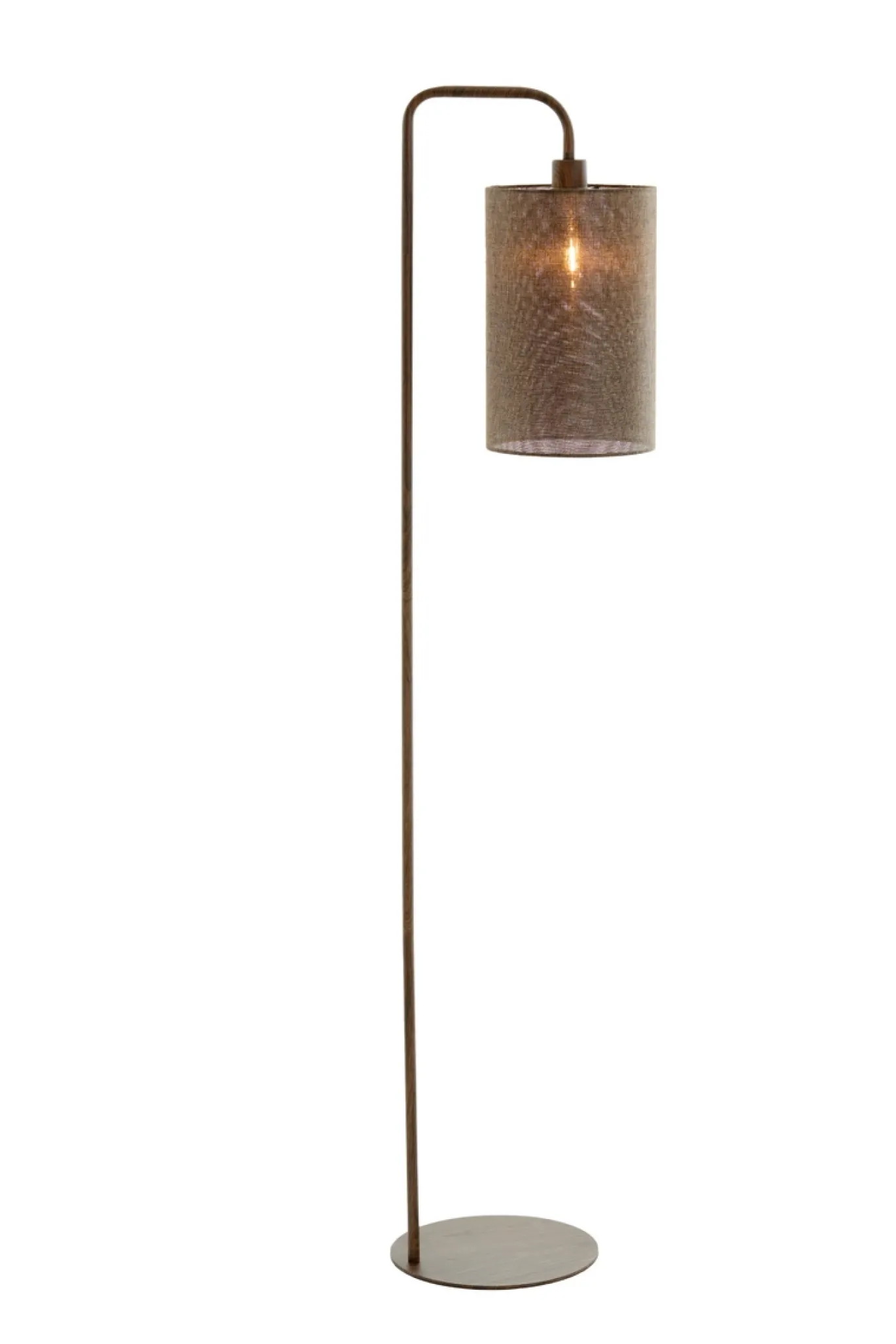 Light & Living Vloerlamp Donio Donkerbruin
