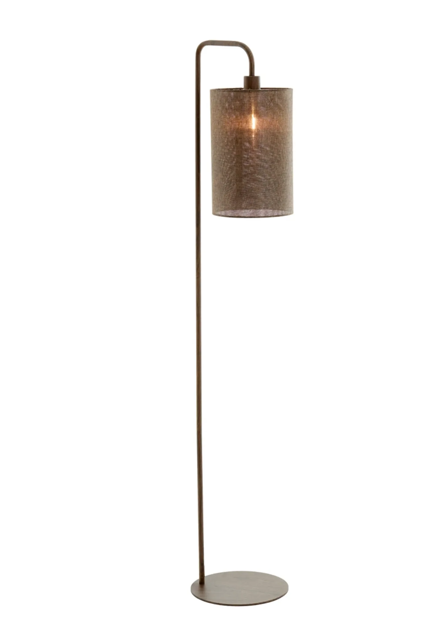 Light & Living Vloerlamp Donio Donkerbruin