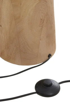 Light & Living Vloerlamp Festina Mangohout Mat Naturel 125cm