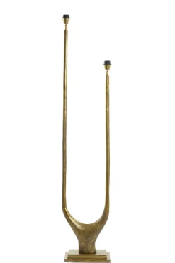 Light & Living Vloerlamp Gavi 2-Lichts Antiek Brons