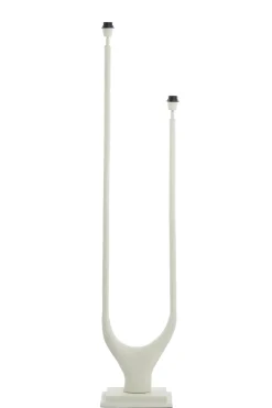 Light & Living Vloerlamp Gavi 2-Lichts Crème