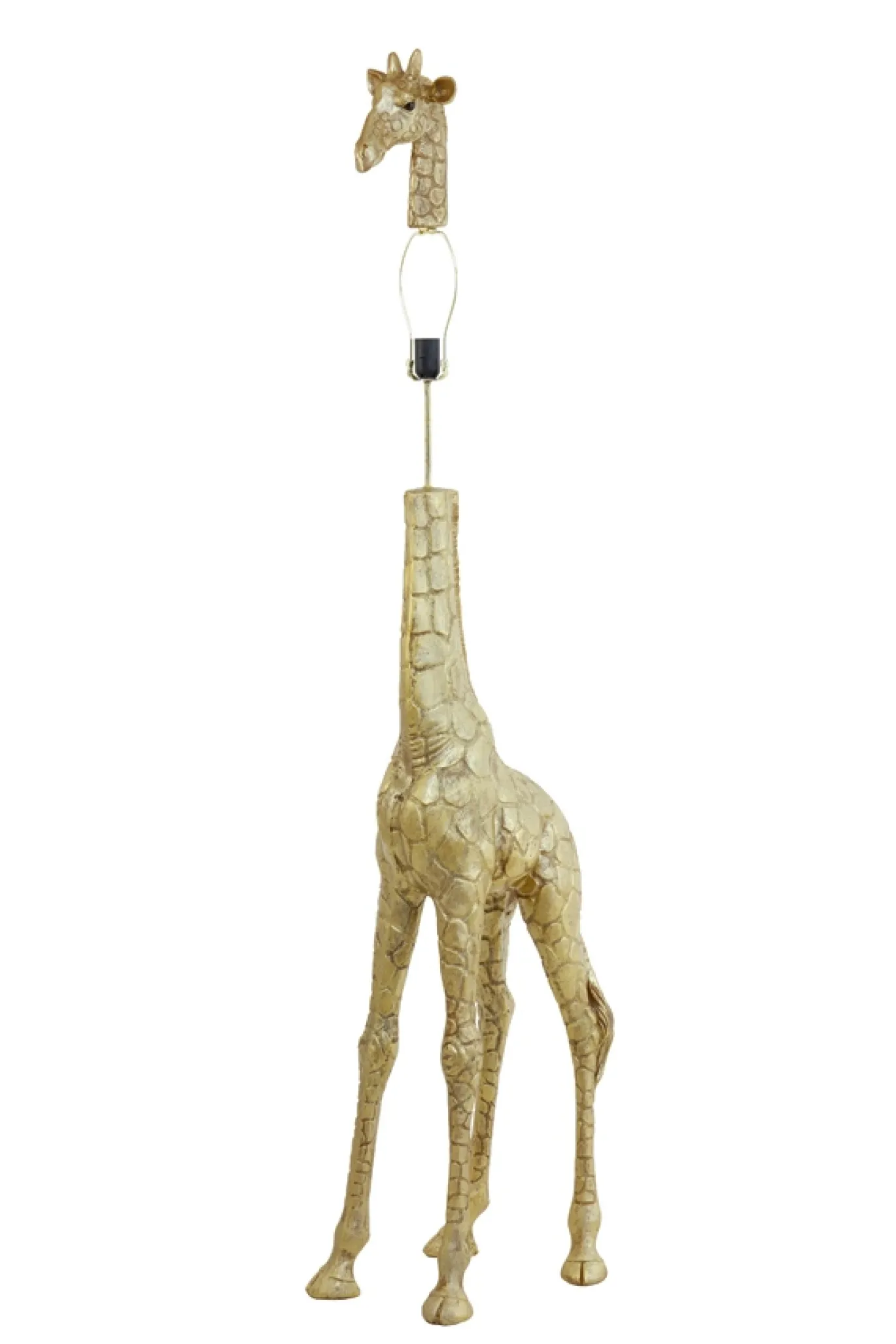 Light & Living Vloerlamp Giraffe Antiek Brons 184cm