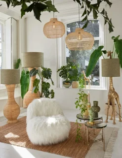 Light & Living Vloerlamp Giraffe Antiek Brons 184cm
