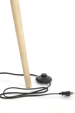 Light & Living Vloerlamp Ilias Driepoot Mangohout Mat Naturel 122cm