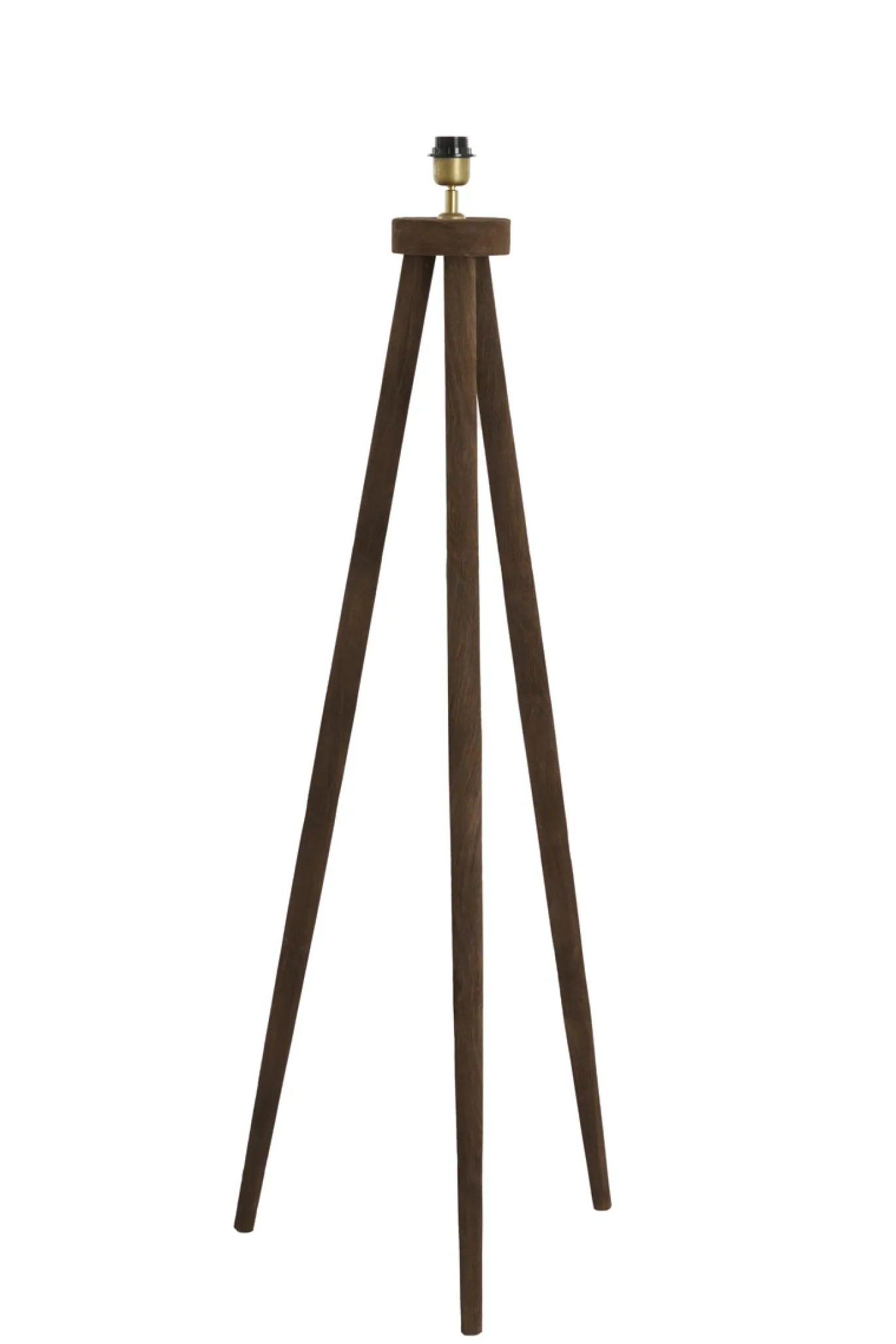Light & Living Vloerlamp Ilias Driepoot Donkerbruin