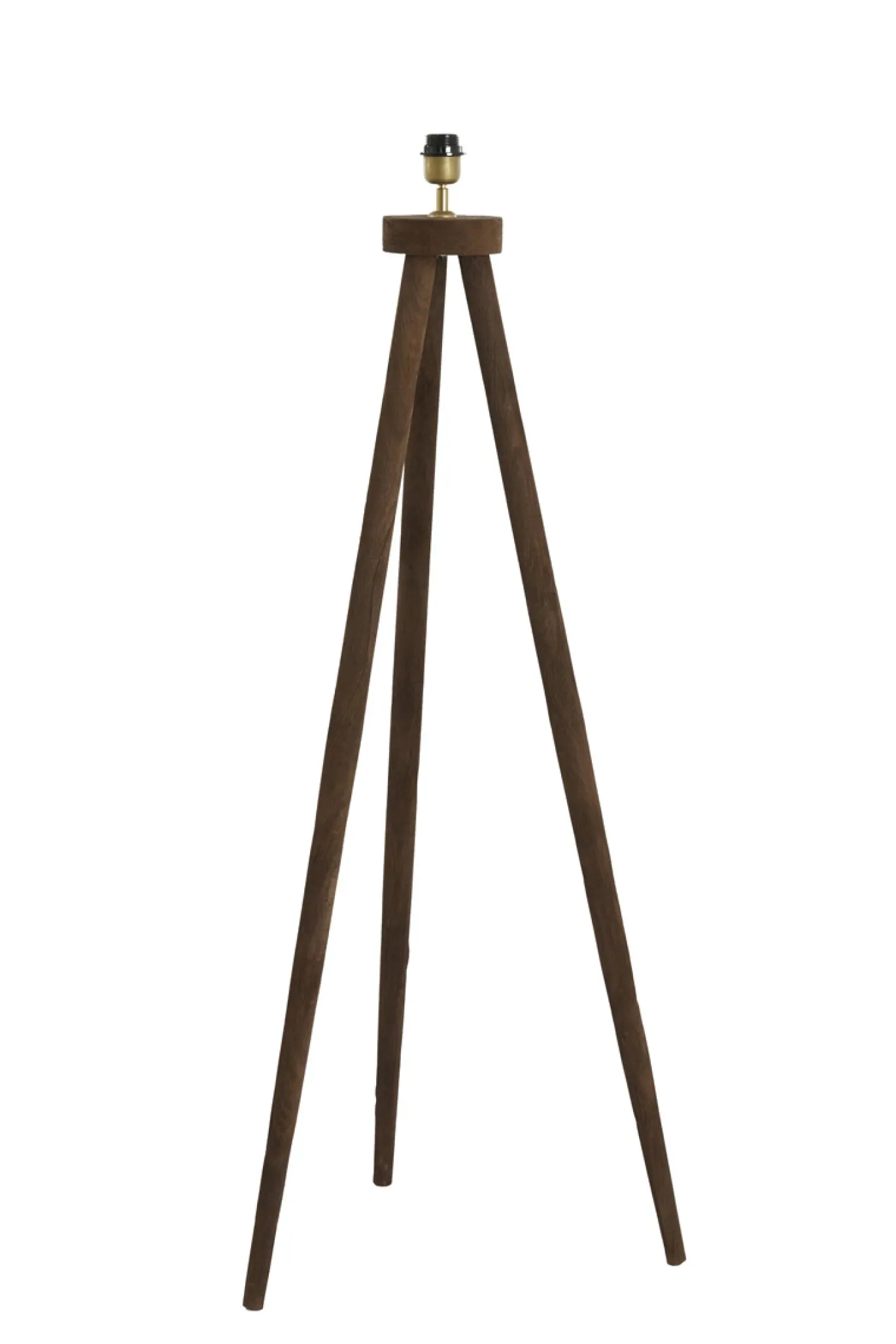 Light & Living Vloerlamp Ilias Driepoot Donkerbruin