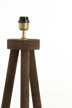 Light & Living Vloerlamp Ilias Driepoot Donkerbruin