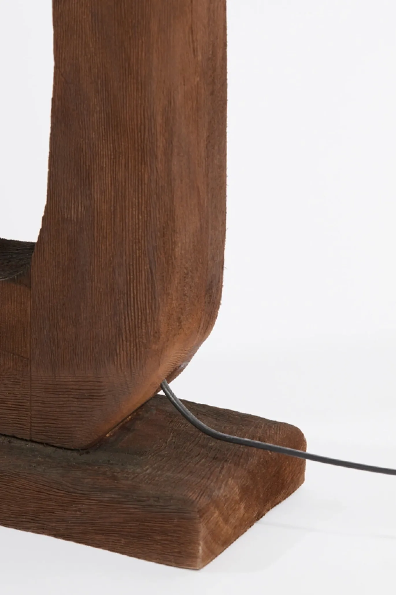Light & Living Vloerlamp Kelafo Mangohout Chocolade Bruin 125cm
