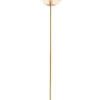 Light & Living Vloerlamp Medina Glas Amber/Goud 160cm