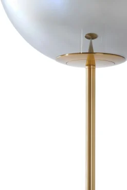Light & Living Vloerlamp Medina Glas Smoke/Goud 160cm