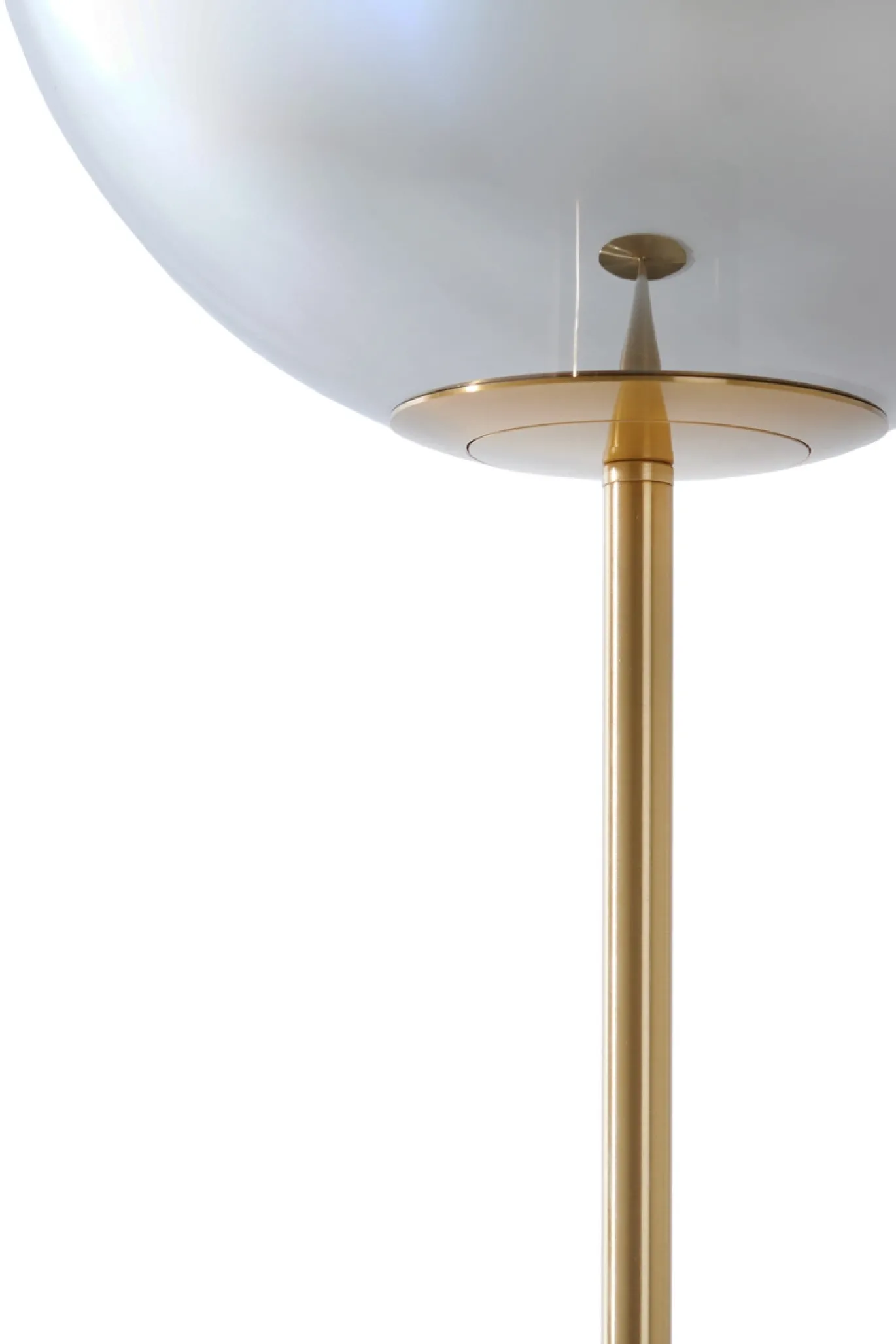 Light & Living Vloerlamp Medina Glas Smoke/Goud 160cm