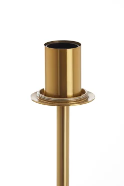 Light & Living Vloerlamp Medina Glas Smoke/Goud 160cm