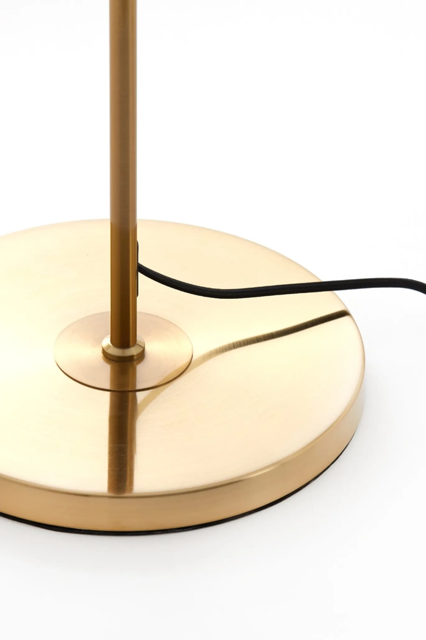 Light & Living Vloerlamp Medina Glas Smoke/Goud 160cm