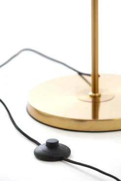 Light & Living Vloerlamp Medina Glas Smoke/Goud 160cm