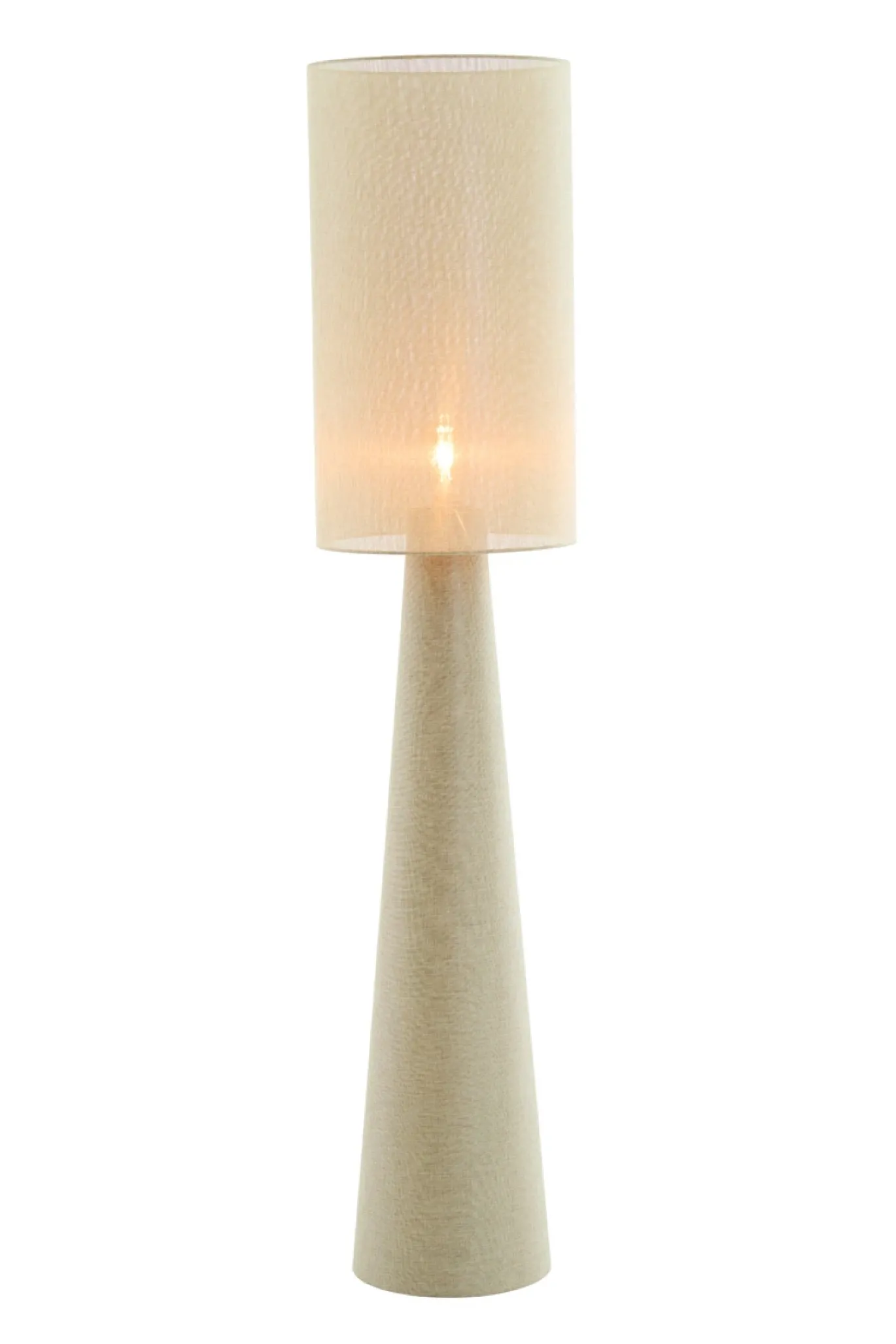 Light & Living Vloerlamp Micky Linnen Olijfgroen 180cm