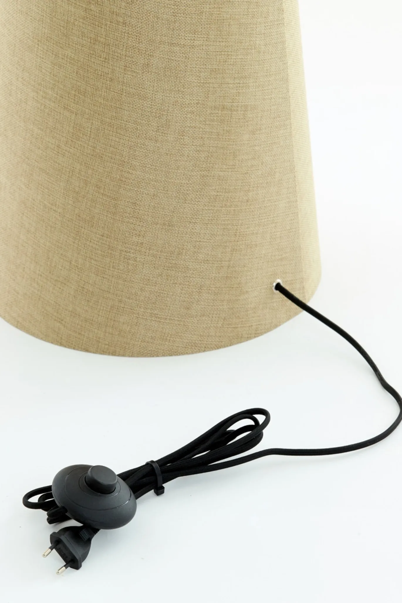 Light & Living Vloerlamp Micky Linnen Olijfgroen 180cm