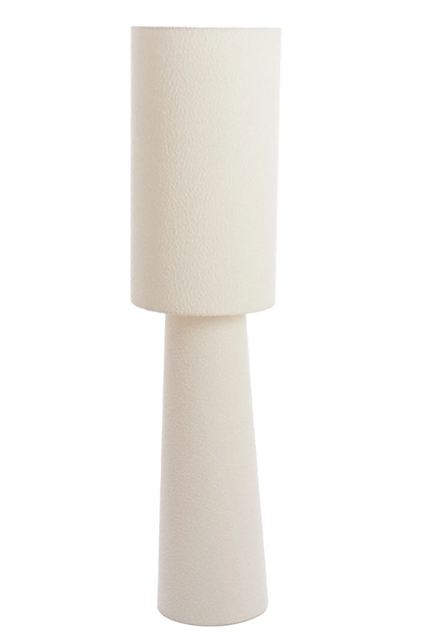 Light & Living Vloerlamp Mikkel Bouclé Crème 165cm