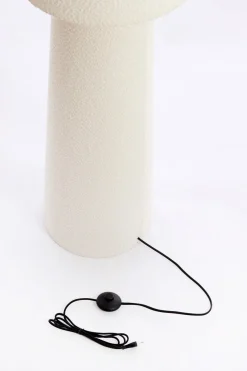 Light & Living Vloerlamp Mikkel Bouclé Crème 165cm