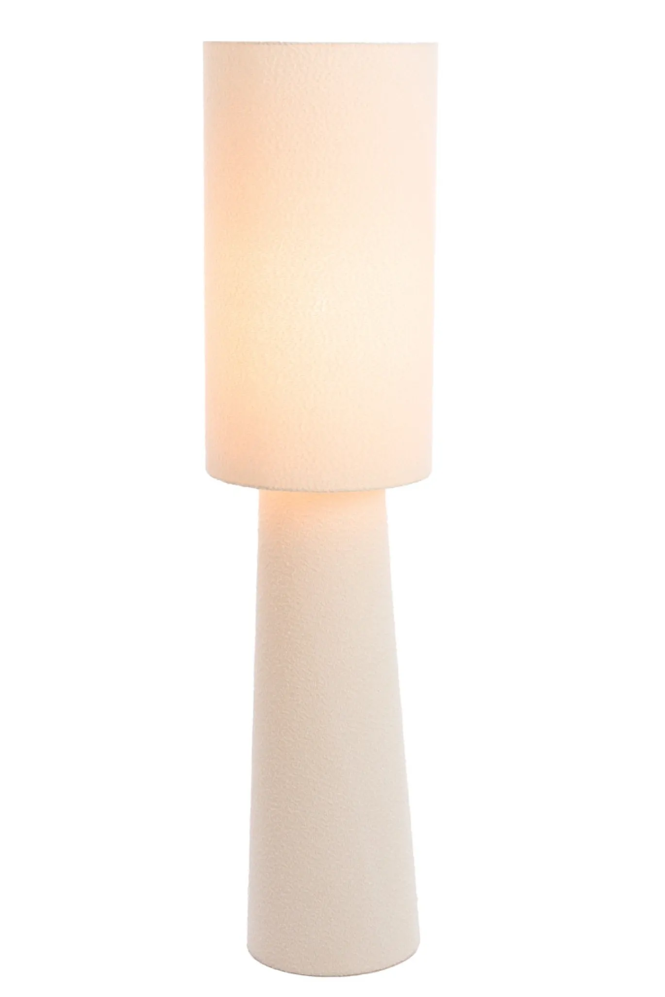 Light & Living Vloerlamp Mikkel Bouclé Crème 165cm