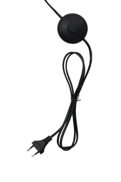 Light & Living Vloerlamp Rakel Mat Zwart/Smoke 160cm