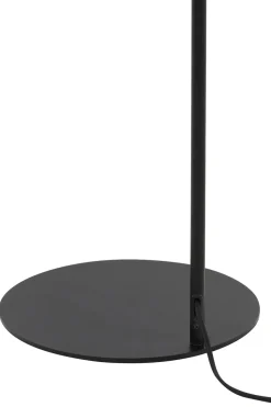 Light & Living Vloerlamp Rakel Mat Zwart/Smoke 160cm