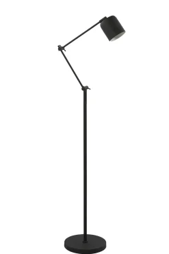 Light & Living Vloerlamp Rijeka Mat Zwart