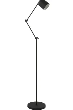 Light & Living Vloerlamp Rijeka Mat Zwart