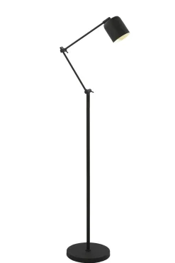 Light & Living Vloerlamp Rijeka Mat Zwart
