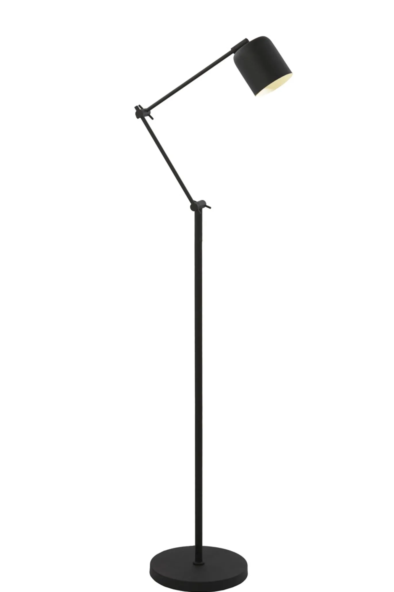 Light & Living Vloerlamp Rijeka Mat Zwart