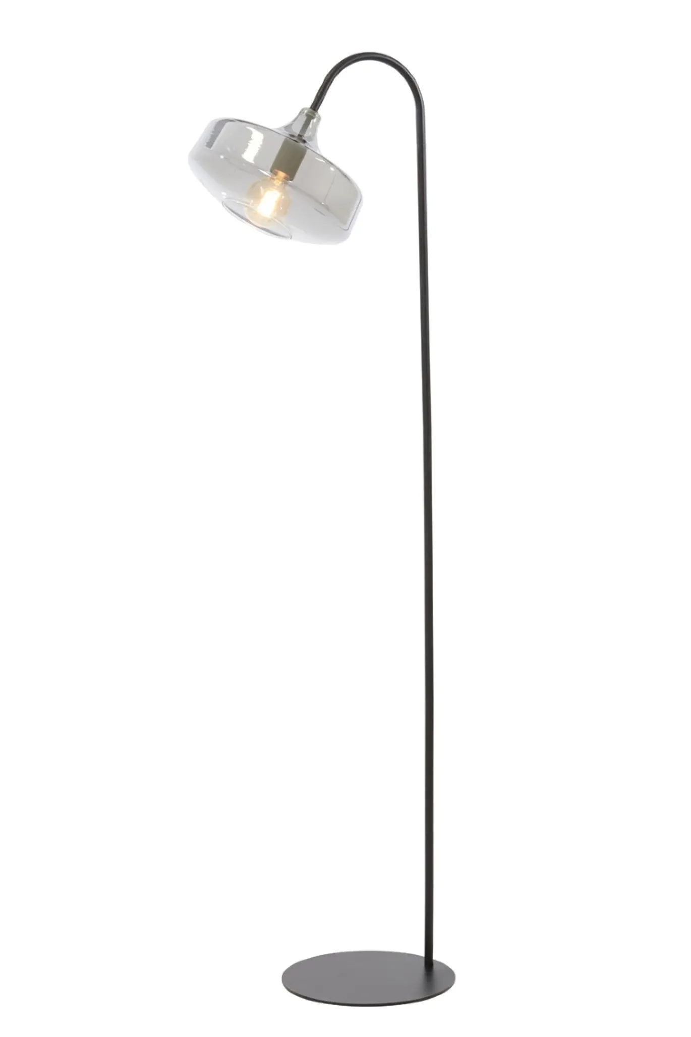 Light & Living Vloerlamp Solna Mat Zwart 160cm