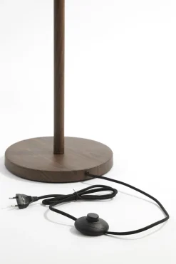 Light & Living Vloerlamp Washington Donkerbruin