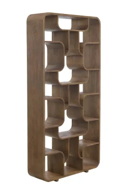 Light & Living Wandkast Labare Open Walnoot